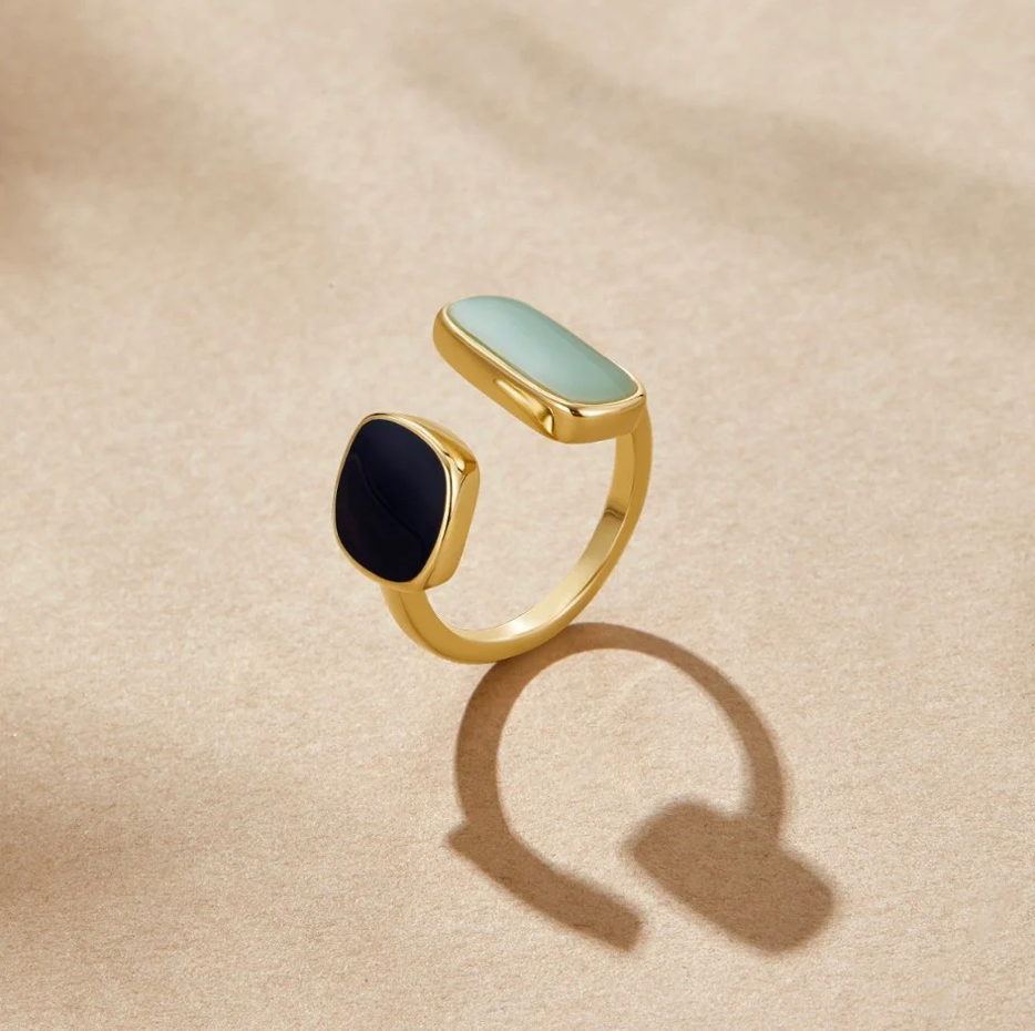 Bague Enroulée Aigue-Marine