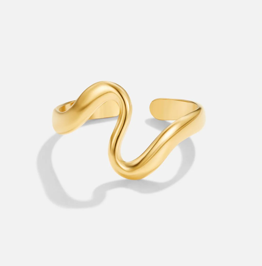 Bague Vague Dorée