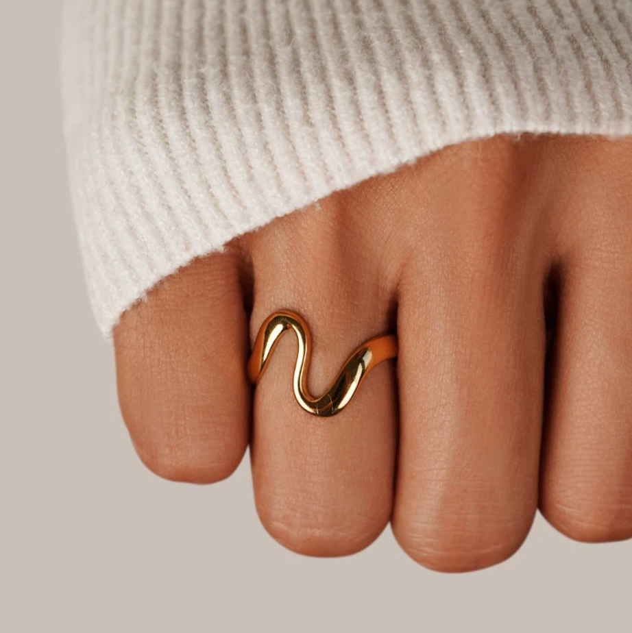 Bague Vague Dorée