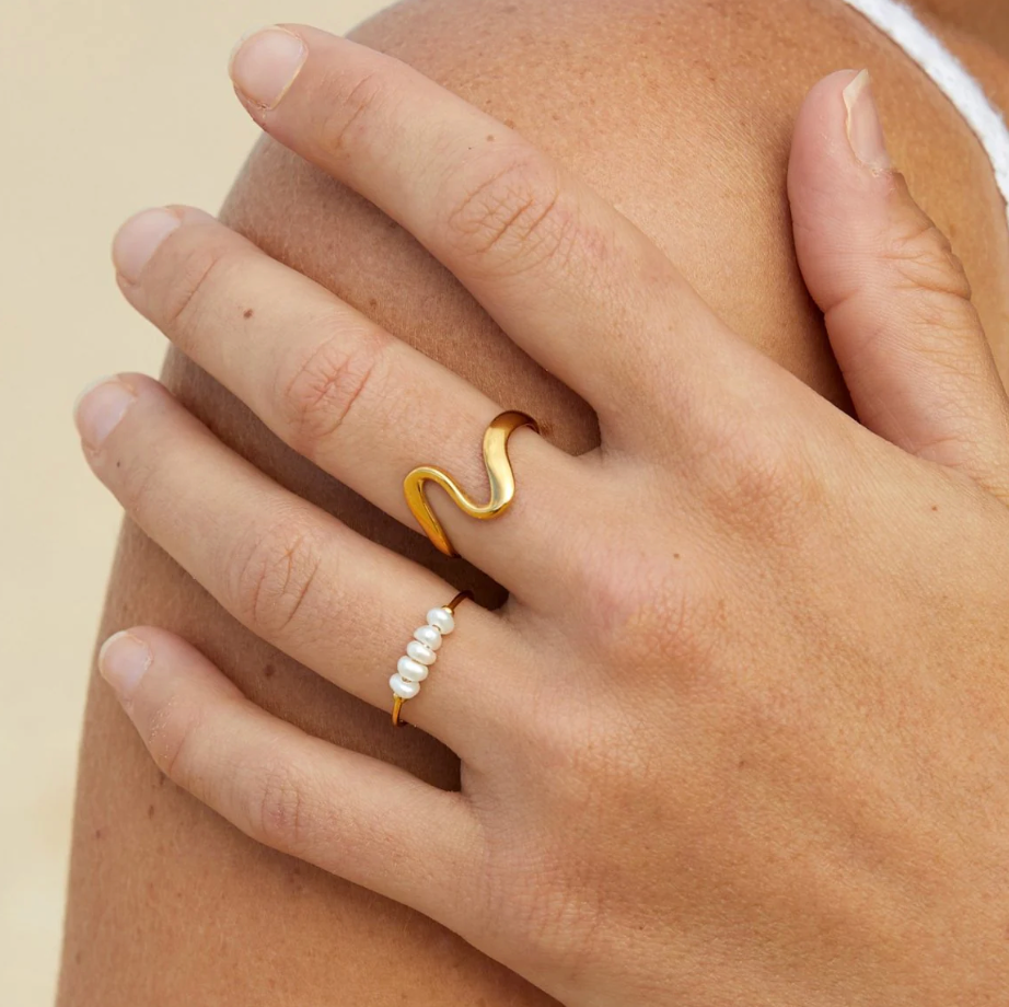 Bague Vague Dorée