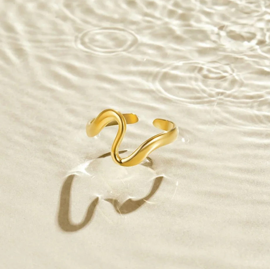 Bague Vague Dorée