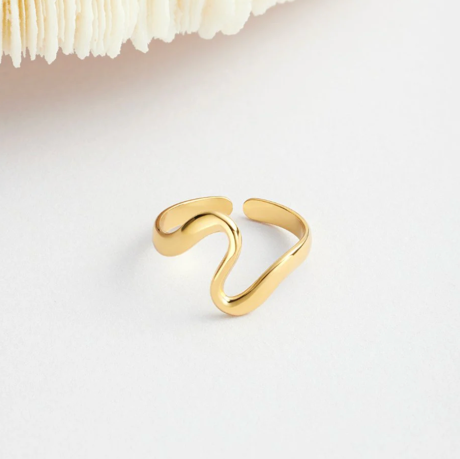 Bague Vague Dorée