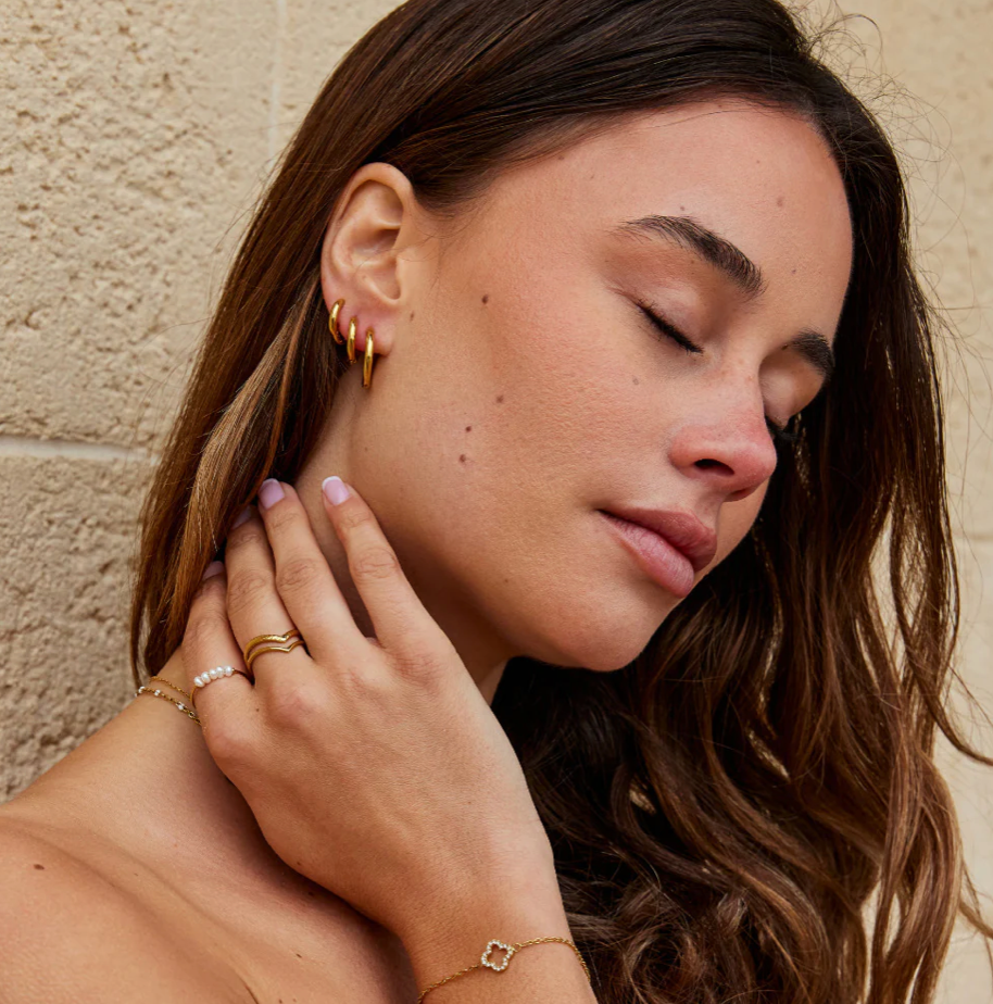 Set de Mini Créoles Trio Dorées