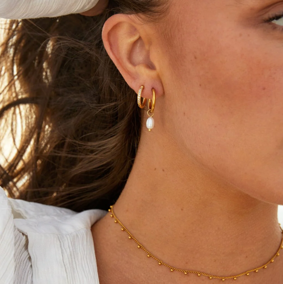 Créoles Bella en Perles d’Eau Douce