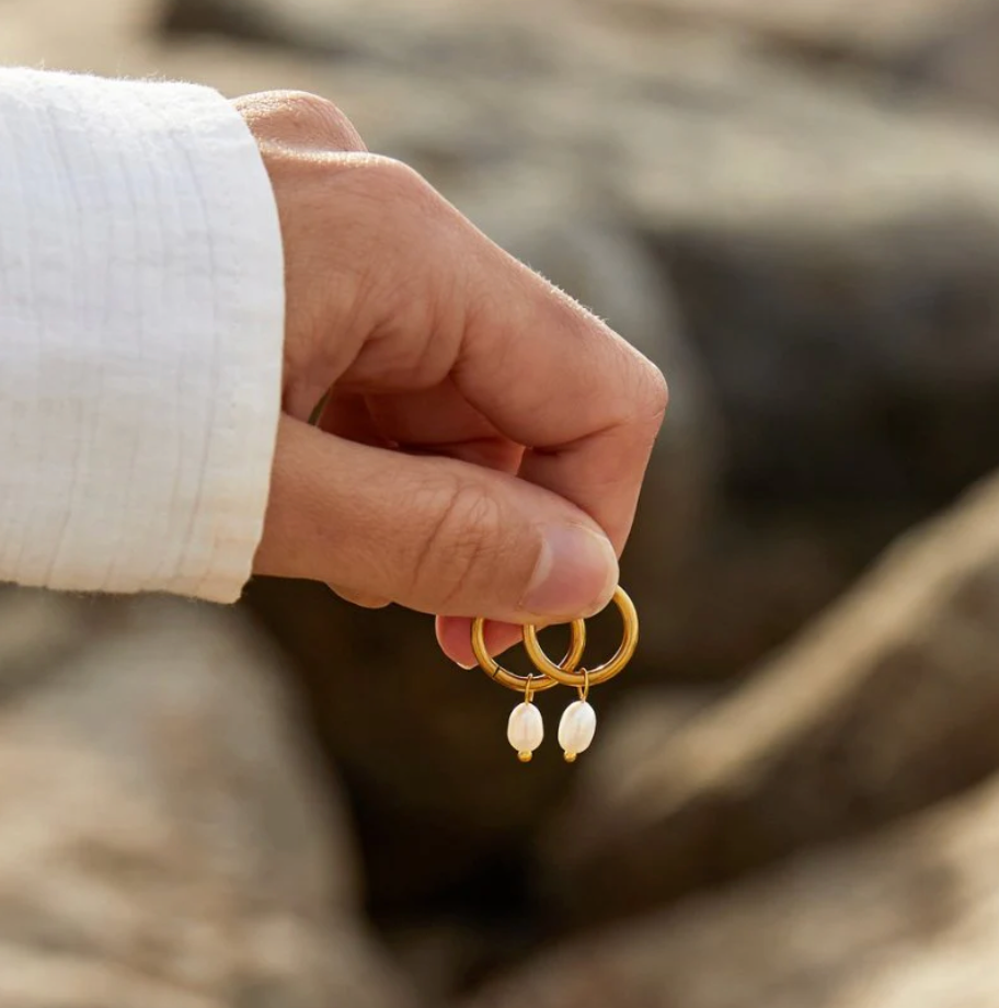 Créoles Bella en Perles d’Eau Douce
