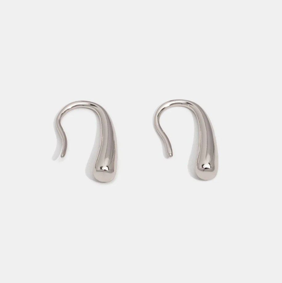 Boucles d’Oreilles Francesca Goutte d’Eau Argentées