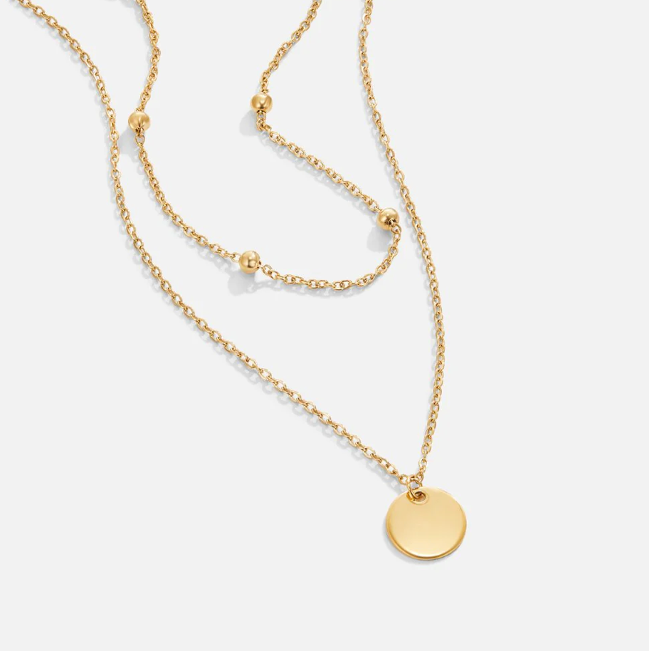 Collier à disques superposés