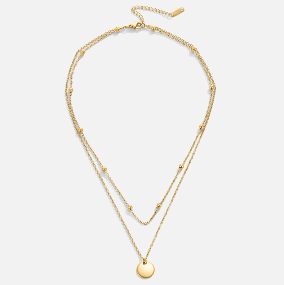 Collier à disques superposés