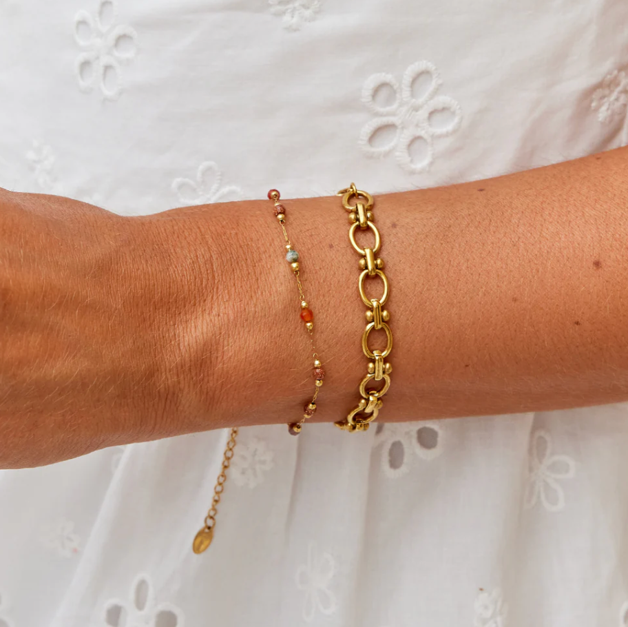 Bracelet Lulu en perles de pierre