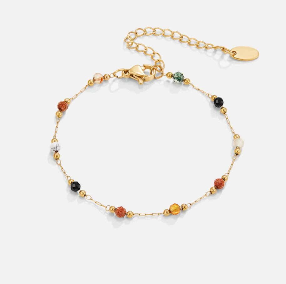 Bracelet Lulu en perles de pierre