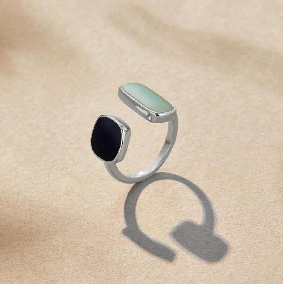 Bague Enroulée Aigue-Marine