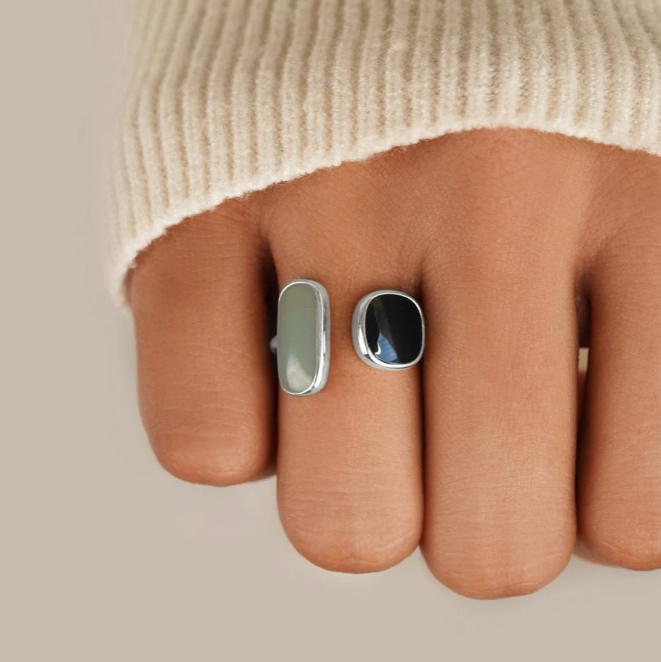 Bague Enroulée Aigue-Marine