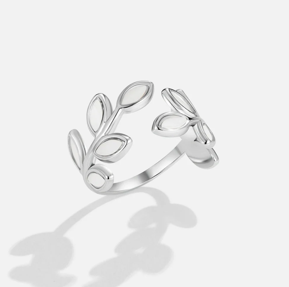 Bague Feuille Dorée