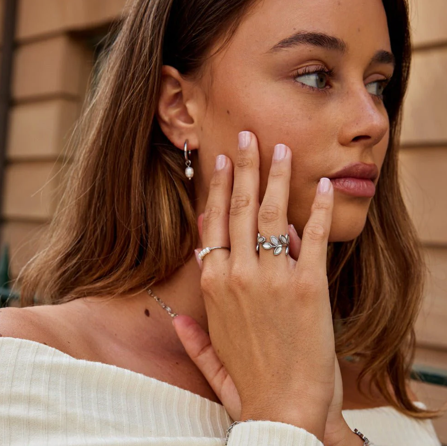 Bague Feuille Dorée