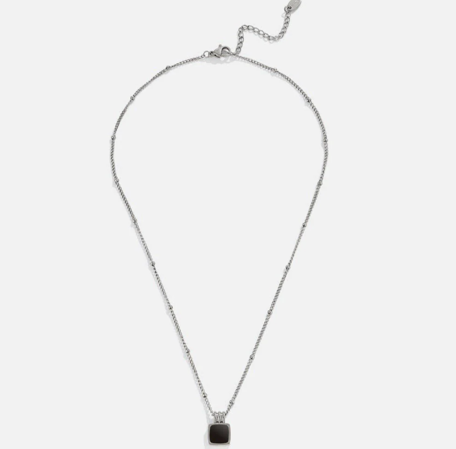 Collier pendentif noir Lucia