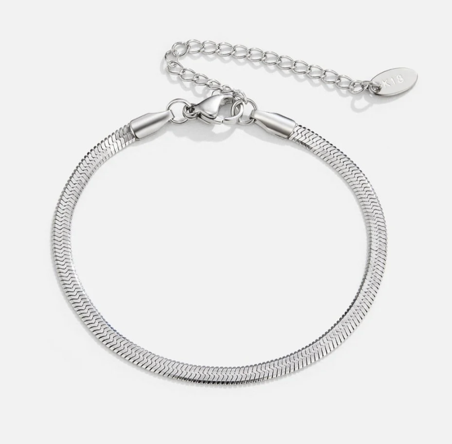 Bracelet Sarya chaîne serpent dorée